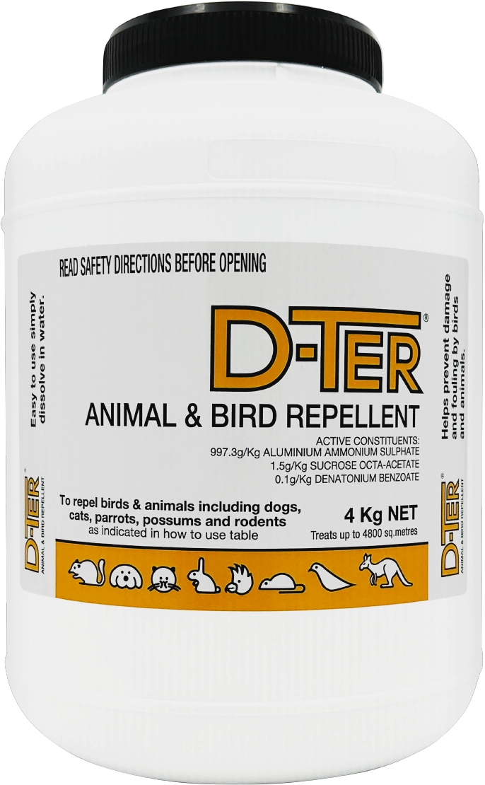 D-TER Animal & Bird Repellent 4kg